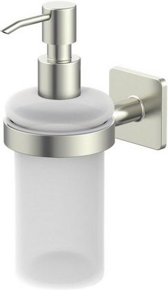 LENZ Seifenspender VENT in Nickel-matt, Farbe: Silber - Bild 1