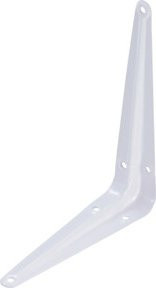 BGS Do it yourself Regalkonsole 80833, weiß matt, Breite: 12,5 cm, Tiefe: 15,0 cm - Bild 1