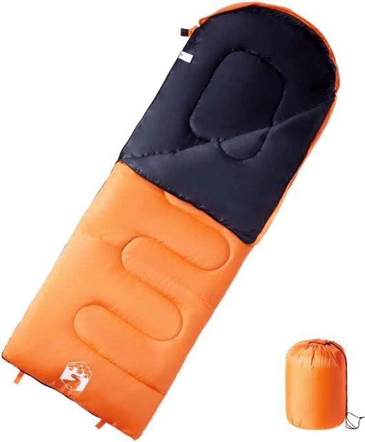 vidaXL Schlafsack für Erwachsene für Camping in 3-4 Jahreszeiten 94440 - Bild 1