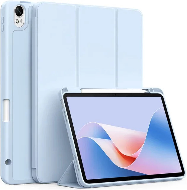 Smart Cover für HUAWEI MatePad 11,5 S 2024 Trifold Leder Flip Case mit Stifthalter in Lila - Bild 1