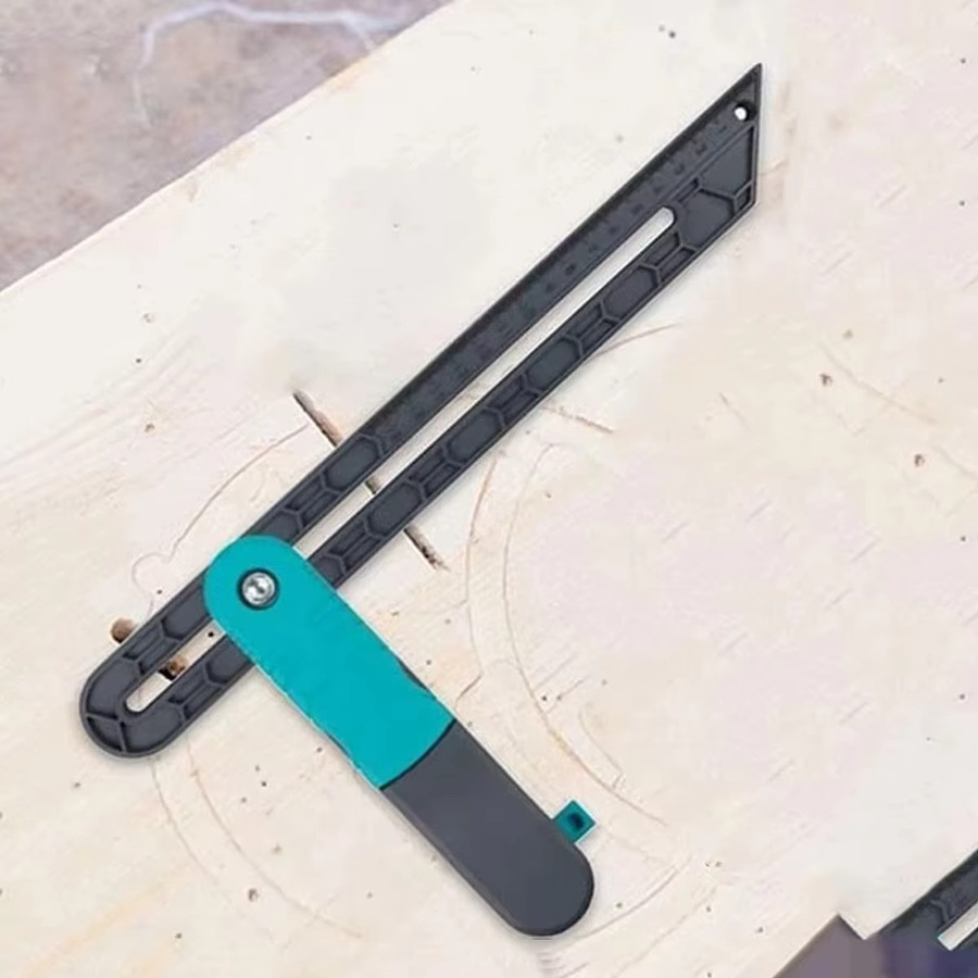 FNICEL Verstellbarer T-Winkelmesser mit Gleitfunktion und Wasserwaage für Profis zur Holzbearbeitung und Tischler-Markierung - Bild 5