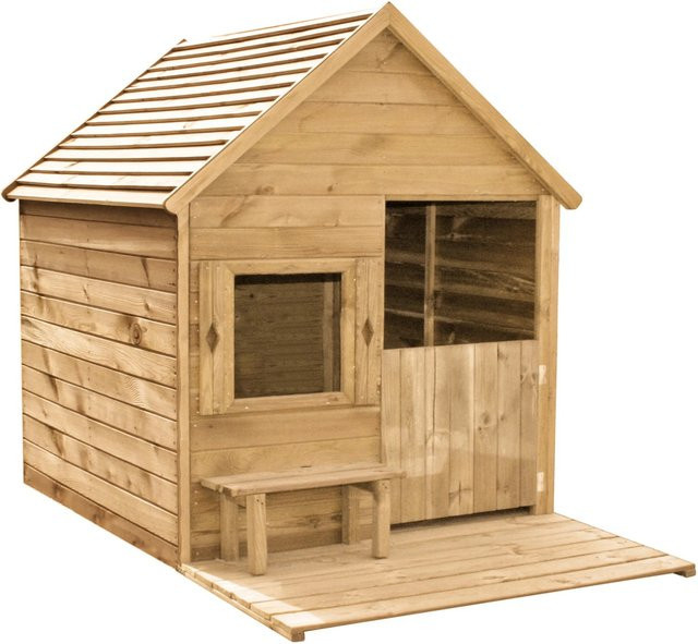 Soulet Kinderspielhaus Heidi in Braun - Bild 1
