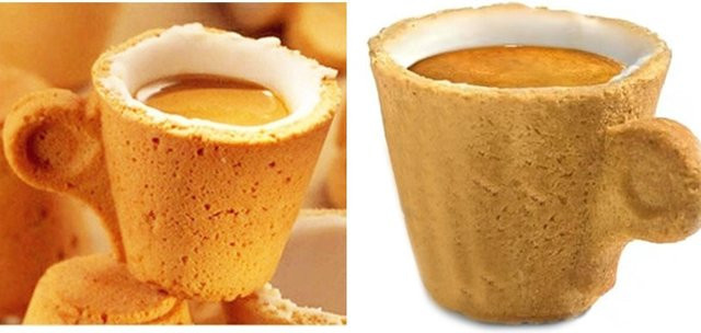 FUWODA Waffeleisen für Kaffeetassen aus Edelstahl in Silber - Bild 1
