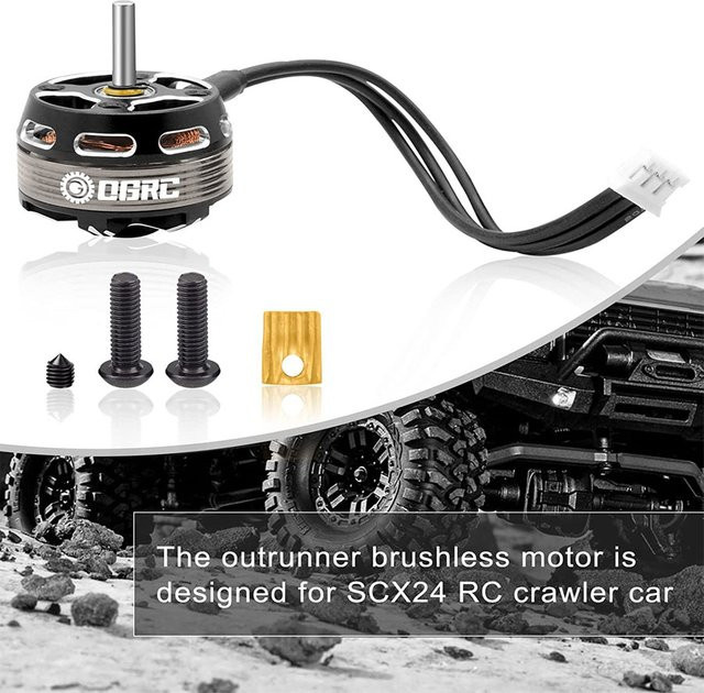 OGRC C2822 Outrunner Bürstenloser Motor 1400KV, RC Modelle, Metall, Schwarz - Bild 1