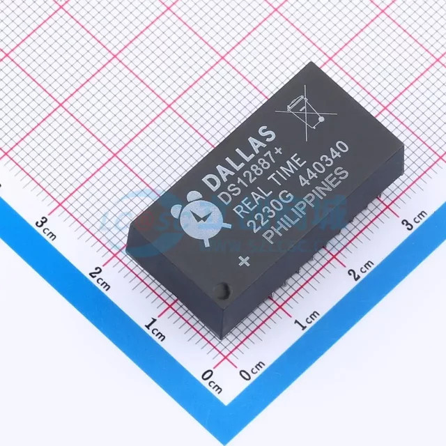 Chiptowin CMOS Echtzeit-Uhr IC DS12887 DS12C887 DS12C887+ DS12887+ DIP-24 DS1245Y-70 DIP-32 in Schwarz - Bild 1