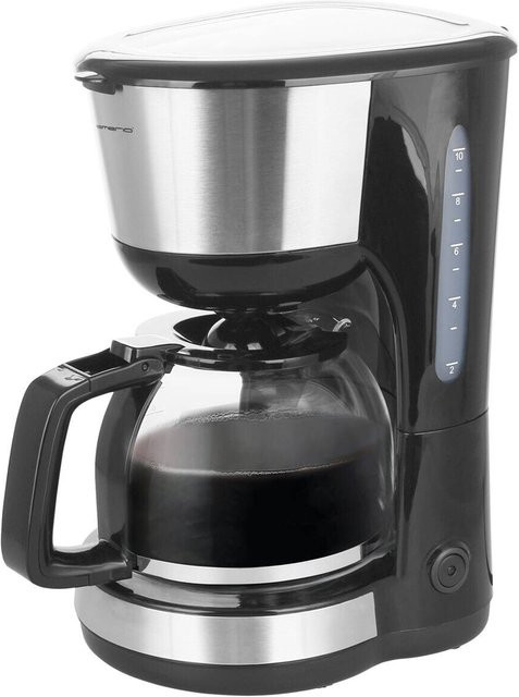 Emerio Kaffeeautomat CME-122933.7 in Silber und Schwarz, B/H/T: 18 x 31 x 25 cm - Bild 1