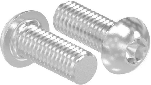 FeNau Rundkopfschraube M6x16 aus Edelstahl V2A mit Innensechskant DIN 7380-1 in Silber - Bild 1