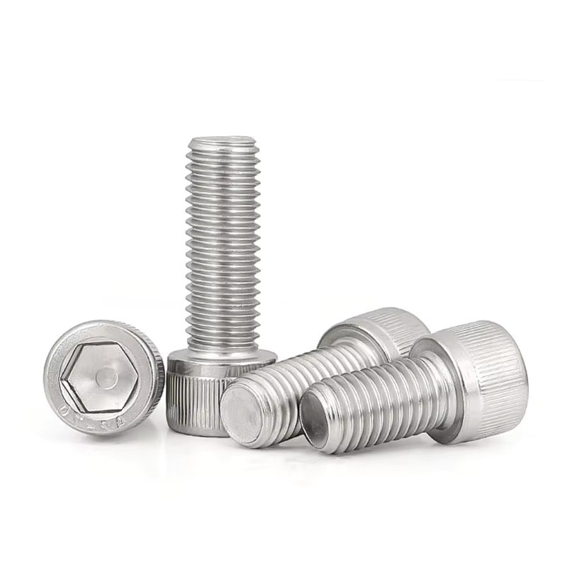 RYBZJ Linkshändiges DIN 912 Zylinderschrauben mit Innensechskant aus Edelstahl A2, 10er Set, Silber - Bild 2