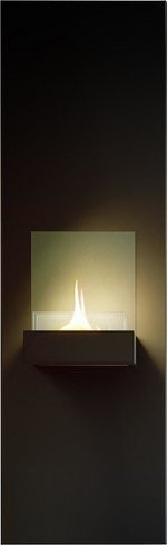 Tenderflame Dekokamin Rock Wandkamin Anthrazit H x B x T: 130 x 40 x 23,5 cm - Bild 2