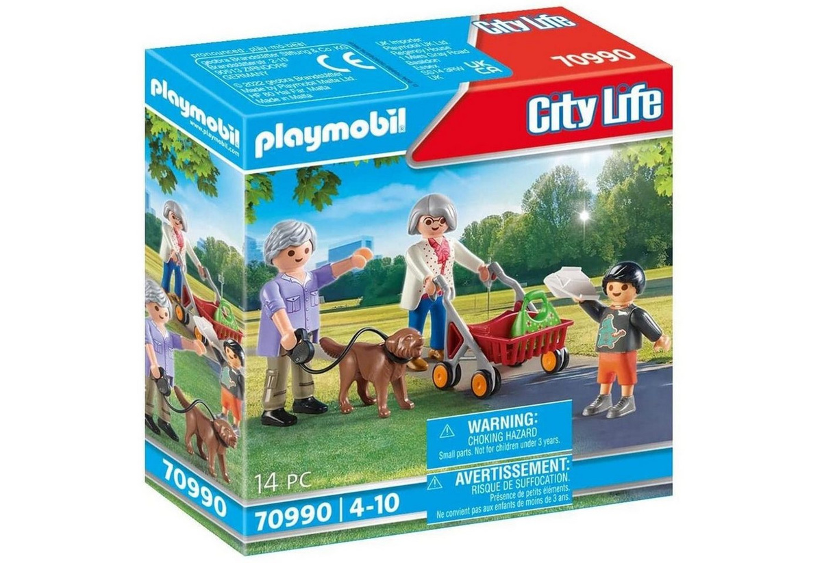 Playmobil City Life Großeltern mit Enkel, Konstruktions-Spielset, ab 4 Jahren - Bild 1