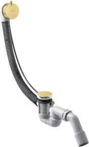 Hansgrohe Komplettset Flexaplus S Ab- und Überlaufgarnitur für die Badewanne in Brushed Brass - Bild 1