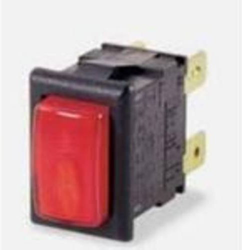 Bulgin Schalter H8353JENAG Bulk in Schwarz und Rot - Bild 1