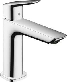 Hansgrohe Waschtisch-Einhebelmischer Logis 110 F mit Zugstangen-Ablaufgarnitur in Chrom - Bild 1