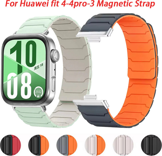 Uhrenarmband Silikon, Magnetisch, Unisex - Bild 1