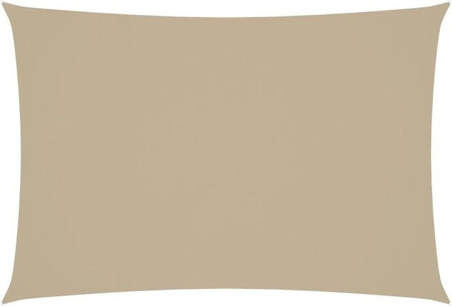 Furnicato Sonnensegel aus PU-beschichtetem Oxford-Gewebe, rechteckig, Beige, B x T: 5 x 3 m - Bild 1