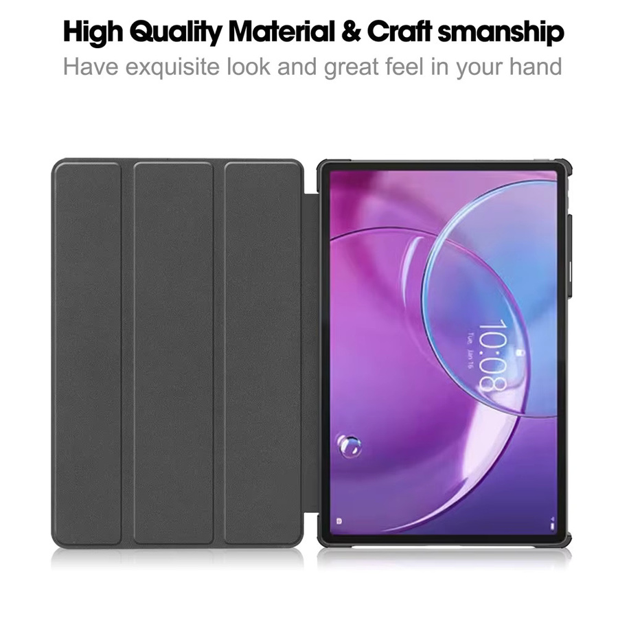 Smart Case Klappbare Flip-Stand-Hülle aus Leder für Lenovo Idea Tab Pro Gen2 13 Zoll (Xiaoxin Pad Pro GT 13 2026, TB390/376FC/378FC) in Schwarz oder Rot - Bild 4