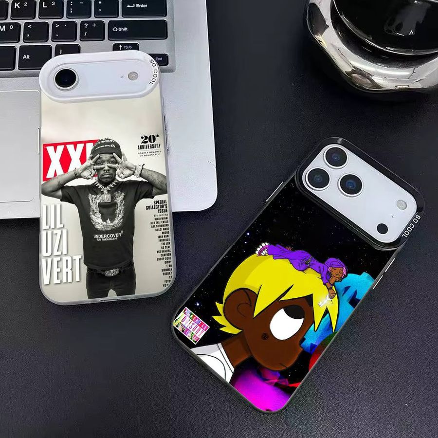 Lil Uzi Vert Handyhülle für Apple iPhone 12 13 14 15 16 17 Pro Max Plus in Multicolour mit Protect Plating Design - Bild 2