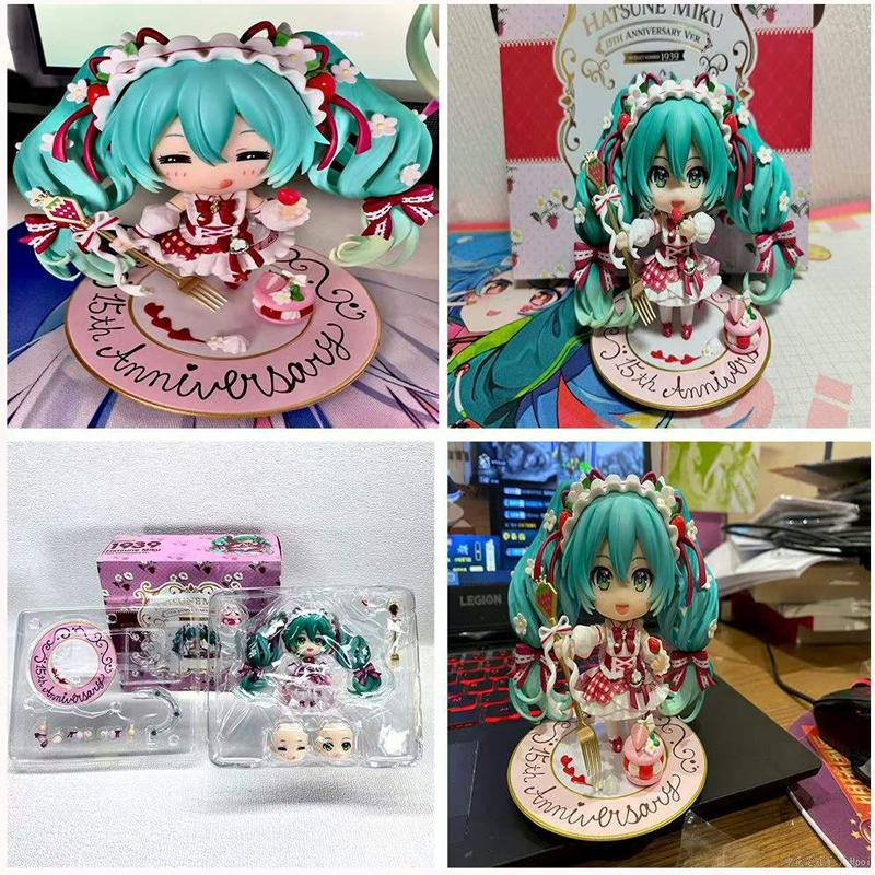 Nendoroid Hatsune Miku Erdbeerkuchen 15. Jubiläumsausgabe #1939 Actionfigur - Bild 2