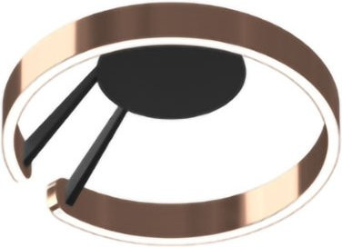 Occhio Mito Aura 40 LED Wand- und Deckenleuchte in Schwarz Matt und Rose Gold mit x-tra warmem Licht (2200K - 3500K) - Bild 1
