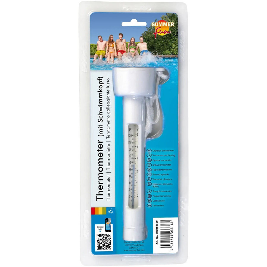 Summer Fun Schwimmthermometer Basic zur Messung der Wassertemperatur - Bild 2