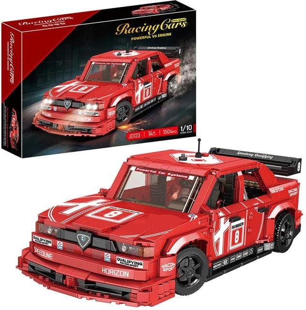 MOC Technischer Speed Romeo V6 TI Supercar, Modellbausteine, ab 6 Jahren - Bild 1