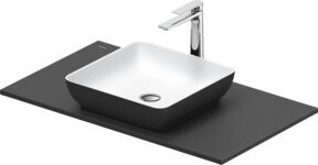 Duravit Konsolenwaschtisch Sivida in Grau Matt, Breite: 88 cm, Tiefe: 50 cm - Bild 1
