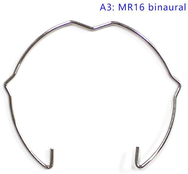 Befestigungsclip für Downlight Strahler als Federring-Halterung aus Metall in Silber - Bild 1