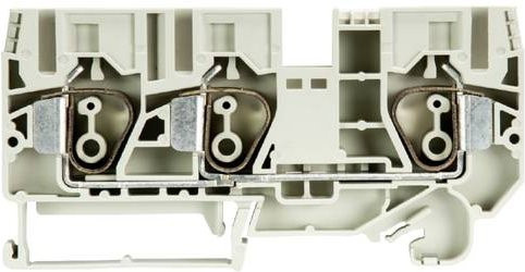 Wieland Electric 56.710.5055.0 Durchgangsklemme mit Federzuganschluss in Grau, 50 Stück - Bild 1