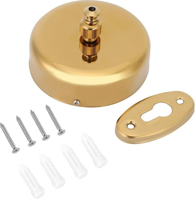 CosyHome Wandmontierte Teleskop-Wäscheleine aus 304 Edelstahl in Gold und Beige - Bild 1