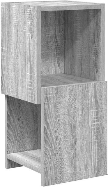 vidaXL Eckschrank in Grau Sonoma aus Holzwerkstoff, B/T/H: 25,5 x 25 x 55 cm - Bild 1