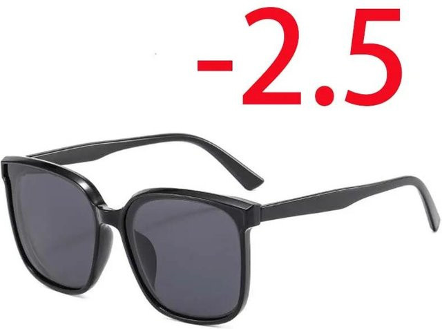 Sonnenbrille, Unisex, Vollrand, Square, Kunststoff, Schwarz - Bild 1