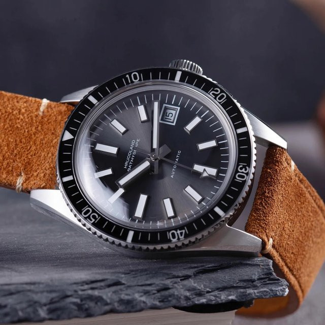 Hruodland Armbanduhr, Automatik, Edelstahl, Saphirglas, 50 mm, Herren - Bild 1