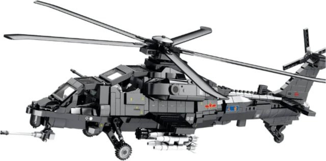 Reobrix WZ10 Helikopter Klemmbausteine Modell 1366 Teile ab 14 Jahren - Bild 1