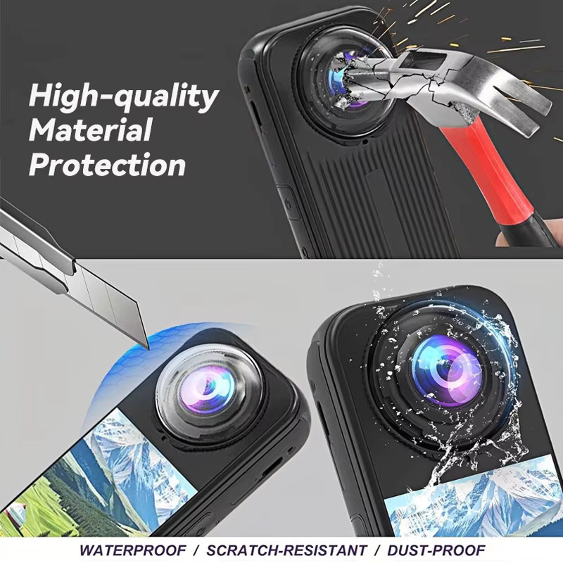 Insta360 X4 Air Len Schutzspiegel mit kratzfester Objektivkappe und drehbarer Schutzabdeckung für deine Actioncam - Bild 2