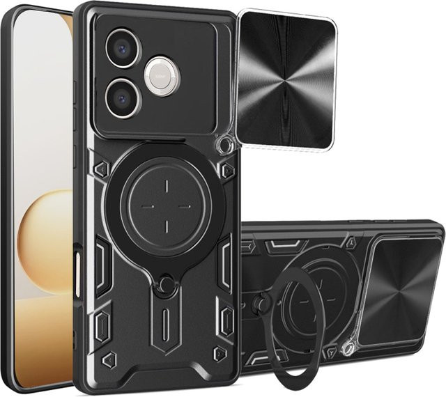 Techsuit CamGuard Pro Schutzhülle für Honor 600 Lite in Schwarz - Bild 1