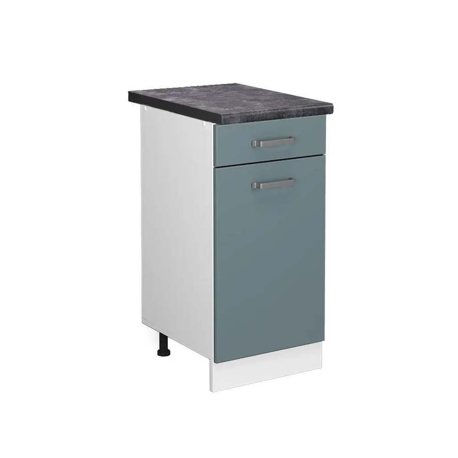 Vicco R-Line Küchenunterschrank Schubladenschrank in Blau-Grau/Weiß/Anthrazit B: 40 cm - Bild 2