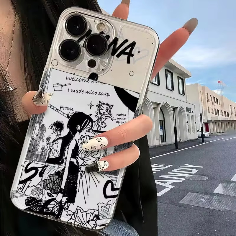 Transparente Handyhülle mit Anime Schönes Mädchen Motiv für Samsung Galaxy A-Serie (A57 A07 A36 A26 A56 A16 A06 A55 A35 A25 A15 A05 A54 A34 A24 A14 A13 A53) - Bild 4
