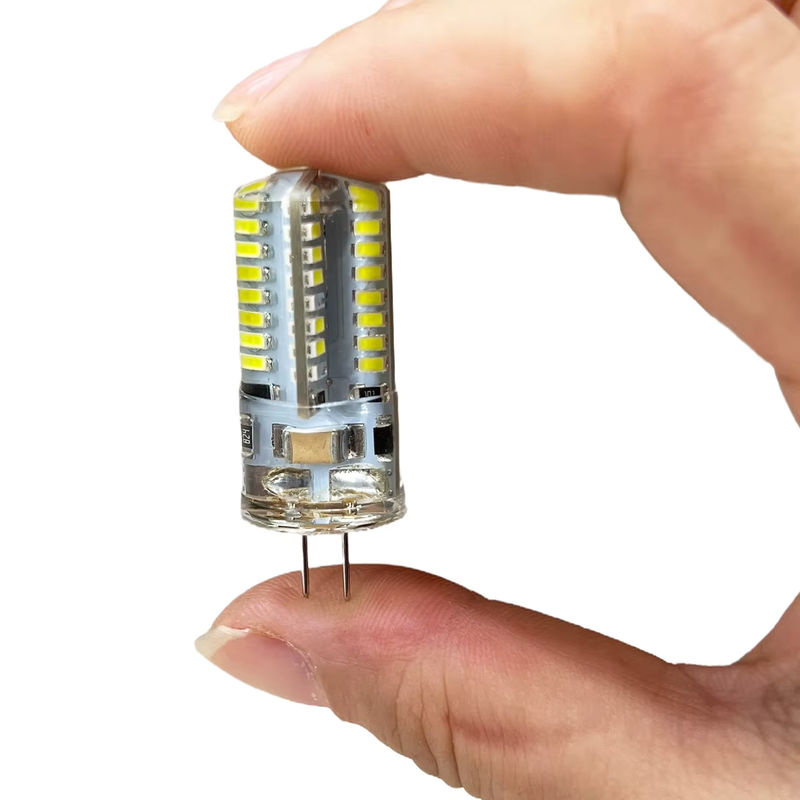 5 Stück YORYZENG Mini G4 LED Glühbirnen SMD Capsule, transparent, 12V-220V, omnidirektional für Scheinwerfer und Kronleuchter - Bild 4