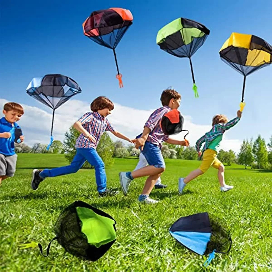 Airun Outdoor-Kinderspielzeug mit Fallschirm Mini-Soldaten rot 3-6 Jahre - Bild 2