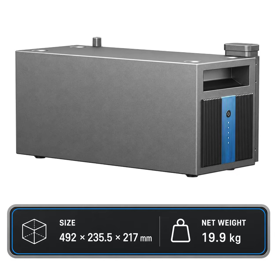 OUKITEL EP2500 Balkon-Solarspeichersystem mit 2048Wh LiFePO4-Batterie, erweiterbar auf 16,38kWh, 4000W PV-Eingang und 800W-2500W On/Off-Grid-Kraftwerk, IP65 - Bild 7