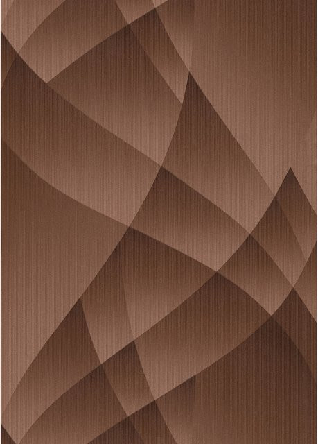 Guido Maria Kretschmer Vliestapete Lumina in Bronze mit geometrischem Design - Bild 1