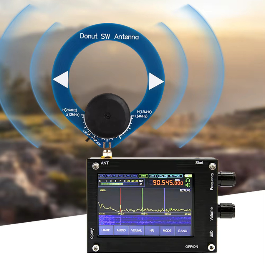 diymore Mini-Loop-Antenne Donut-Antenne Konvertermodul mit niedriger Impedanz für Empfänger - Bild 3