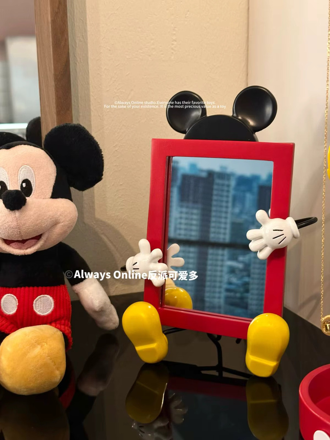 Disney Mickey Mouse Schmuckregal mit Spiegel und Fotorahmen als Desktop-Organizer von Bandai - Bild 2