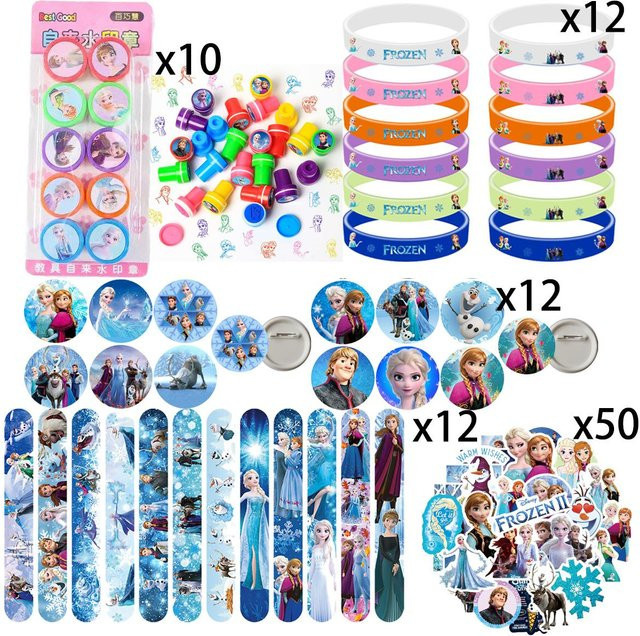 Lifestyle Gefrorene Feier Gastgeschenke Zubehör, Aufkleber, Armbänder - Bild 1
