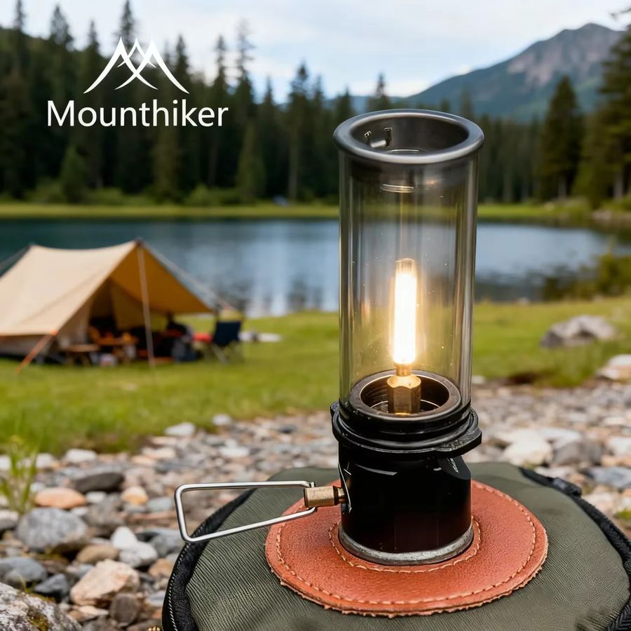 MOUNTAINHIKER Campinglampe Winddichte Gaskerzenlampe für Zeltbeleuchtung und Outdoor - Bild 5