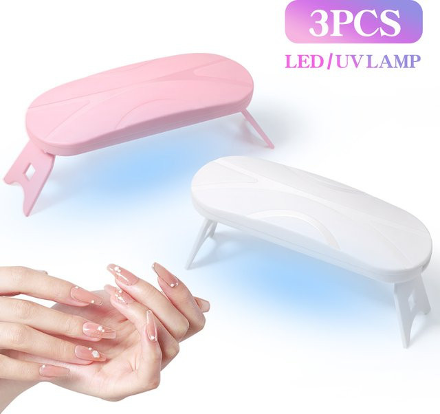 Lulaa Mini-UV-LED-Nagellampe, White, Maus Form - Bild 1