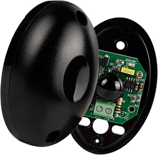 TOMTOP Infrarot-Lichtschranke Strahlensensor DC12V als Bewegungsmelder für Garagentore, Türen und Fenster in Schwarz - Bild 1
