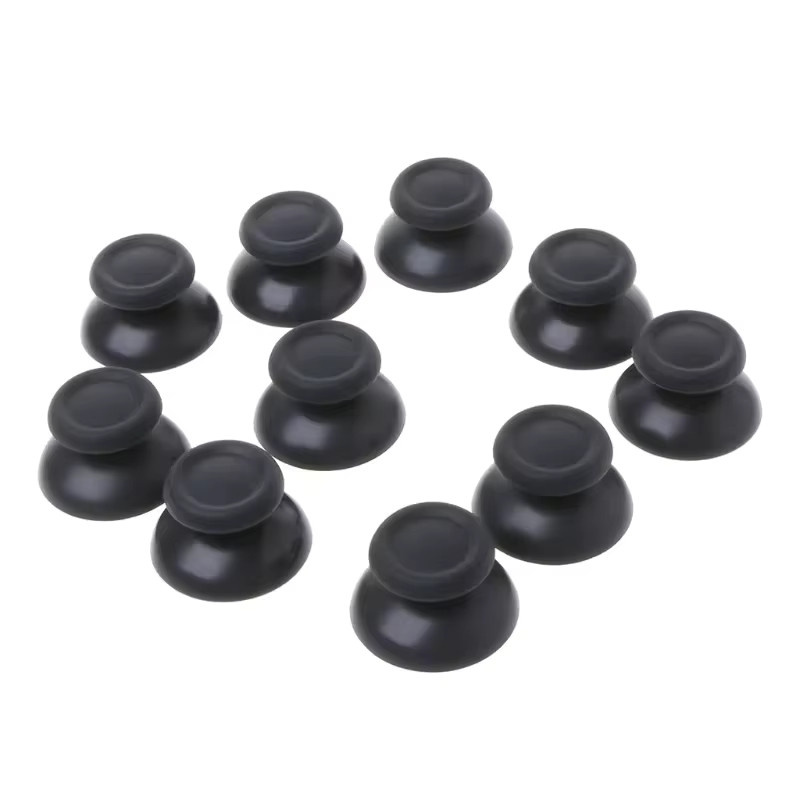 10 Stück TECTINTER 3D Analog Joystick Thumbstick Grip Caps in Schwarz für PS4 PRO Controller Reparatur Zubehör - Bild 5