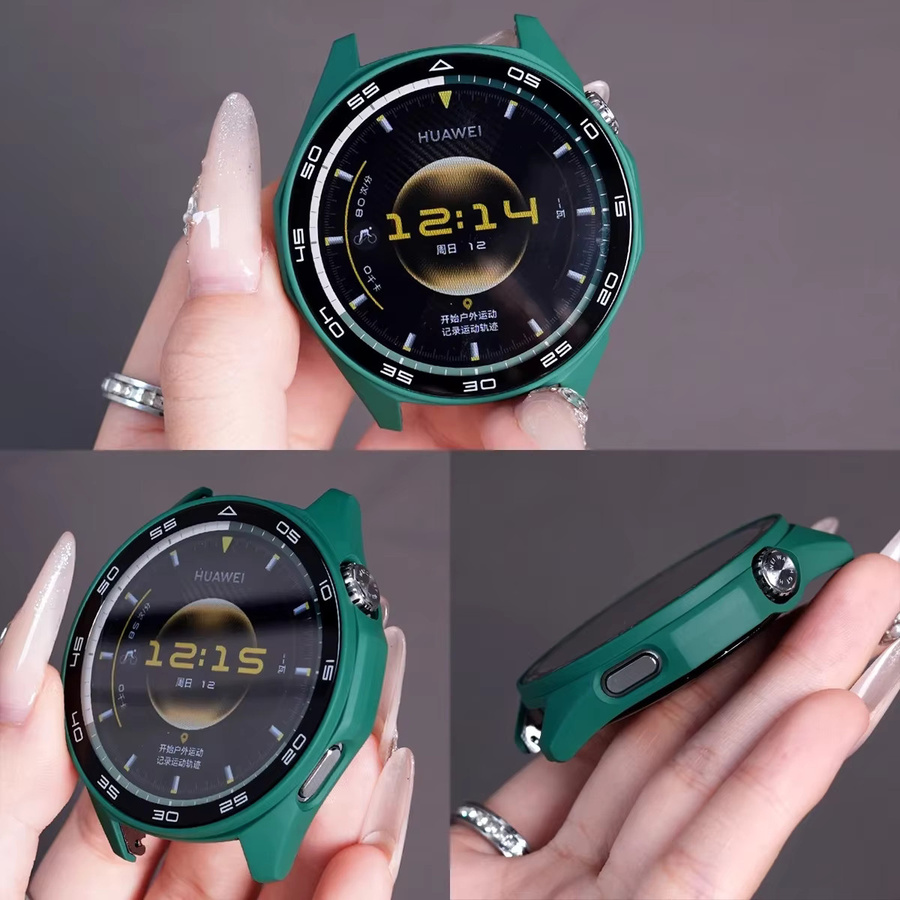 CAOWTAN Uhrenzubehör Fall, Gehärtetes Glas, Kunststoff, Huawei GT 6 41/46mm, Unisex - Bild 3