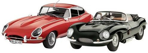 Revell Geschenkset Jaguar 100th Anniversary Automodell Bausatz Maßstab 1:24